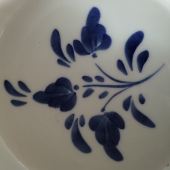 VINTAGE 1980s ARTISAN Hand Painted MADELENA Portuguese Souffle Casserole - Picture 2 of 7